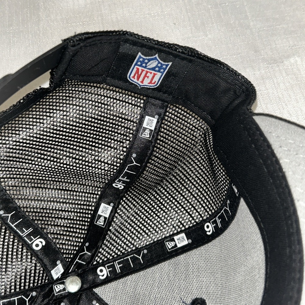 Dallas Cowboys New Era 9FIFTY NFL Historic Snapback Hat Retro Joe 950, Black - Picture 5 of 7
